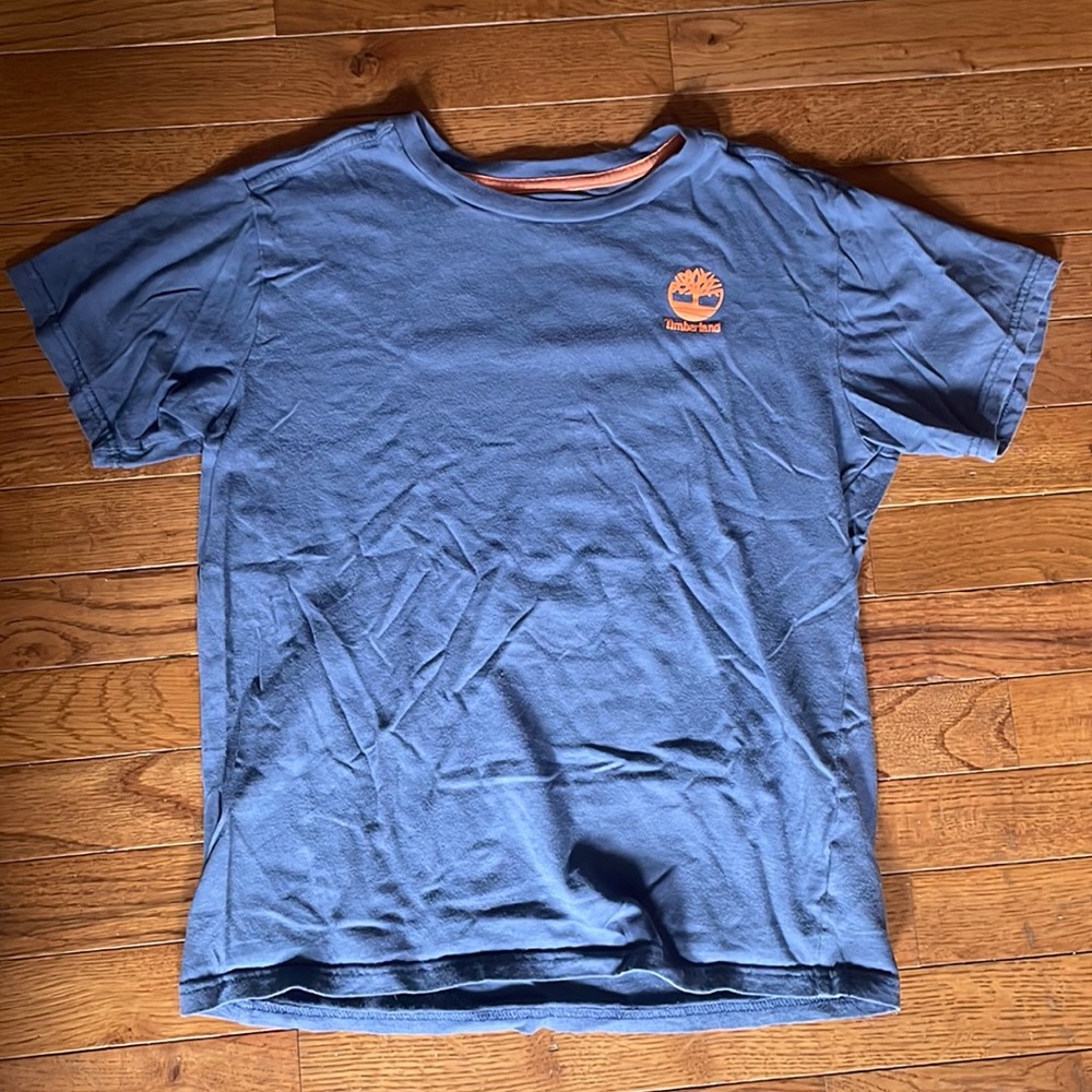 Blue timberland shirt